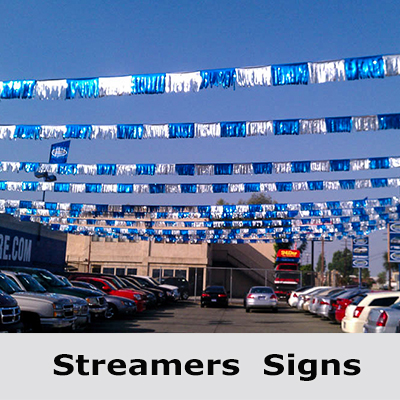 streamers signs