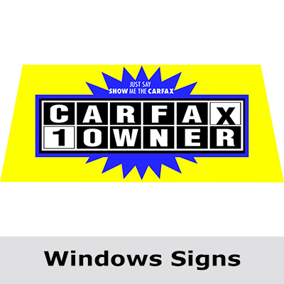 windows signs