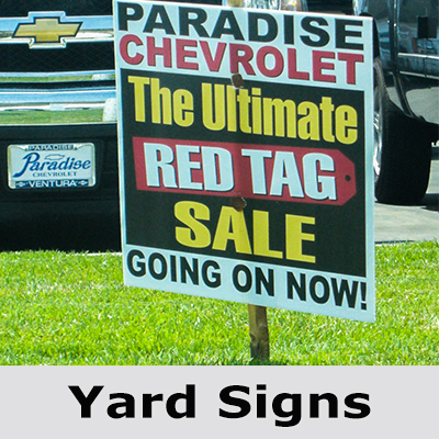 yard signs